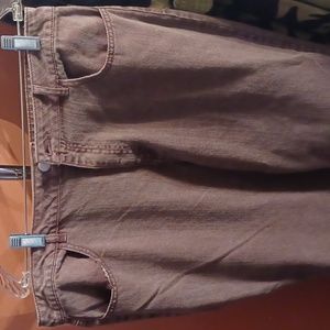 Blue jean bell bottoms.